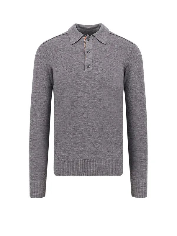 MéLange Wool Polo Shirt - Burberry
