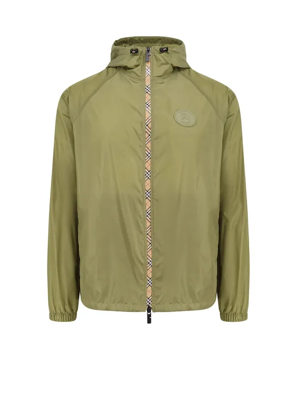 Nylon Jacket With Ekd Patch - Burberry