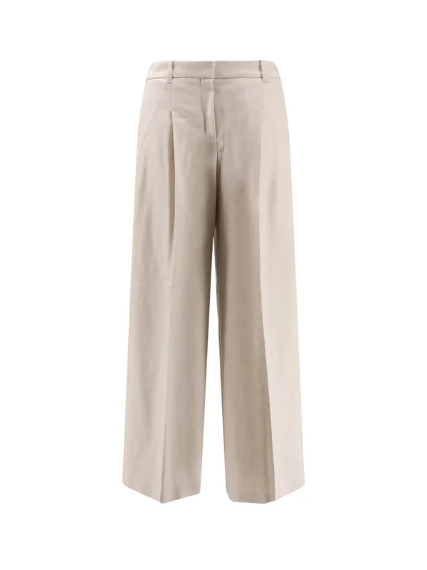 Tiana Recycled Wool Blend Trousers - Boss