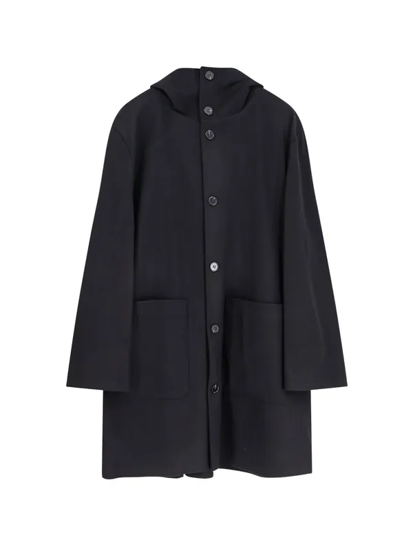 Tonio Felt Wool And Nylon Coat - Palto