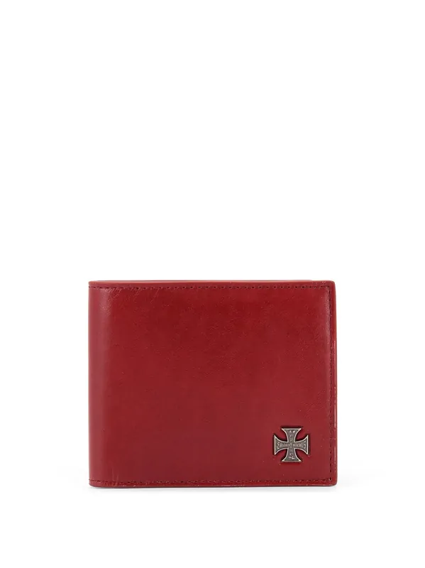 Cross Emblem Leather Wallet - Enfants Riches Déprimés