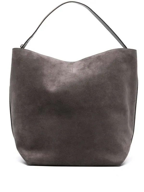 Bleted Suede Leather Tote - Toteme