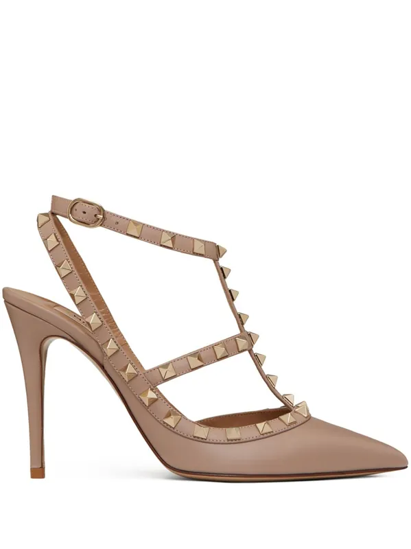 Rockstud Leather Pumps - Valentino Garavani