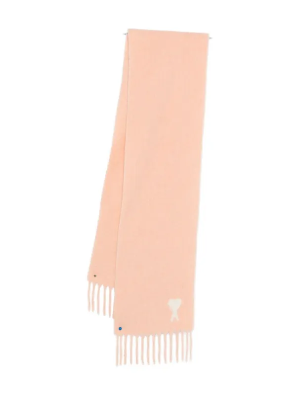 Ami De Coeur Wool Scarf - Ami Paris
