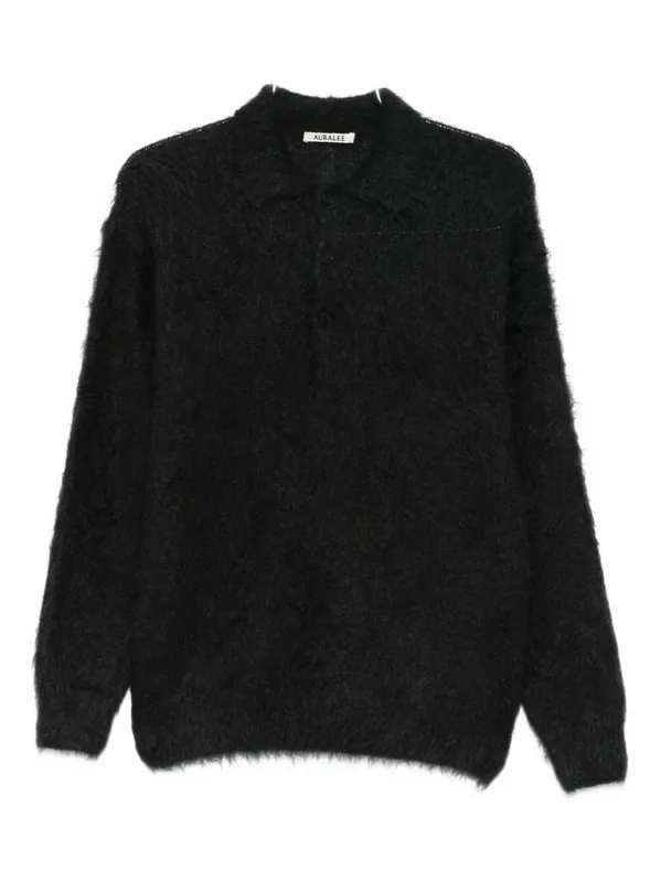Wool Polo Shirt - Auralee