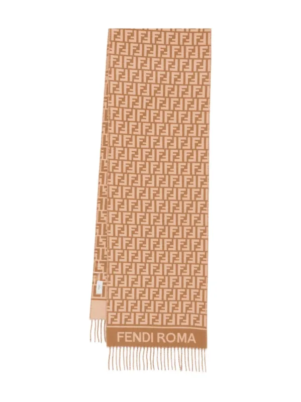 Ff Cashmere Scarf - Fendi