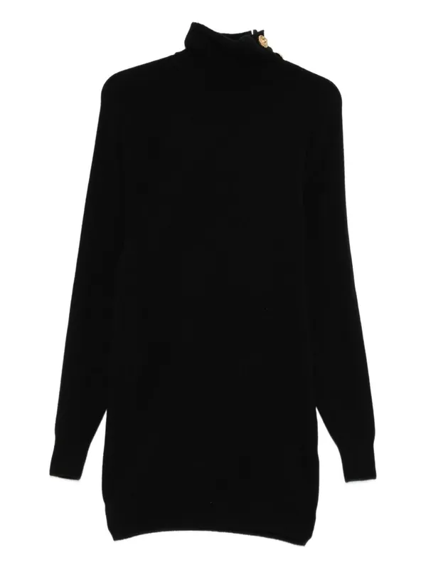 Cashmere And Wool Mini Dress - Balmain