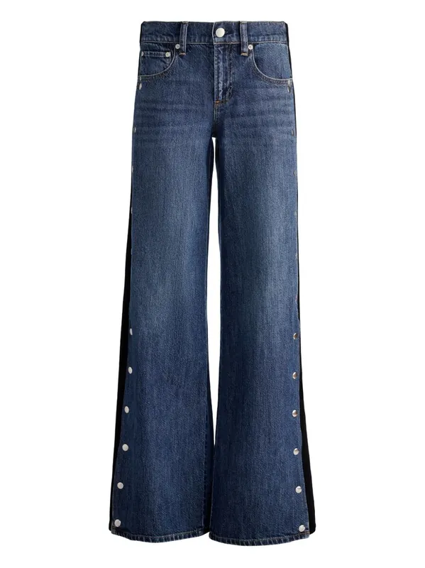 Flared Leg Denim Jeans - Alice + Olivia
