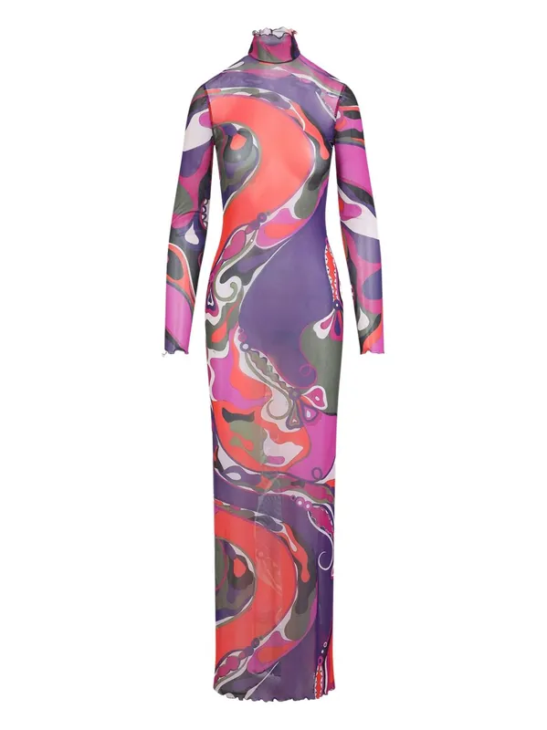 Printed Maxi Dress - Pucci