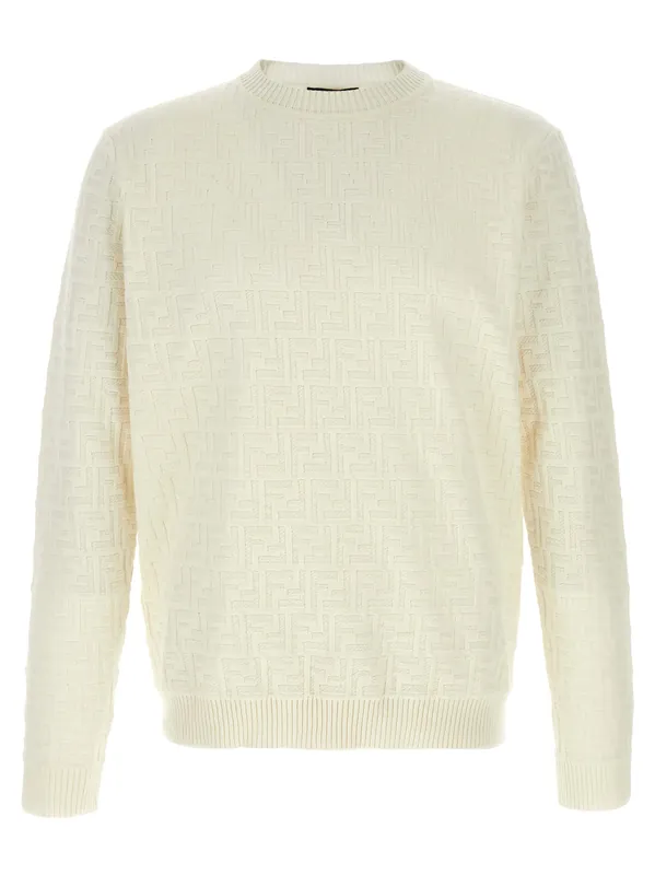 Zucca Sweaters And Cardigans White - Fendi