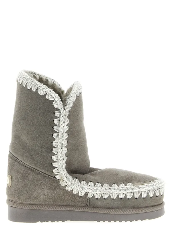 Eskimo 24 Suede Boots And Ankle Boots Gray - Mou