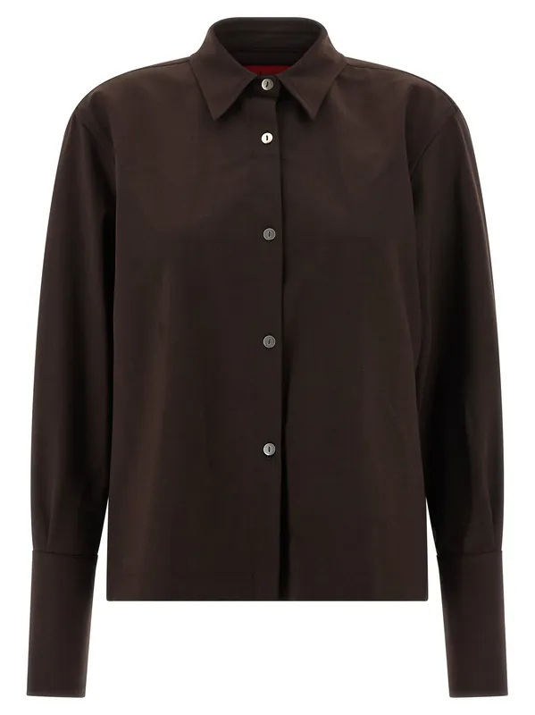 4006 Shirt And Blouse Brown - Thelatest