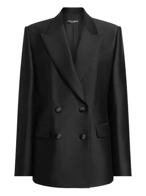 Double-Breasted Jacket In Faille