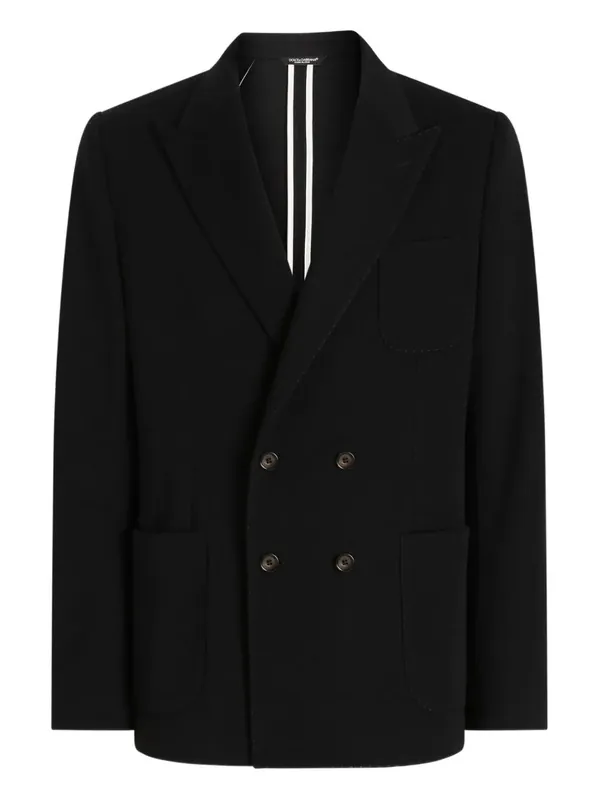 Double-Breasted Wool Blazer