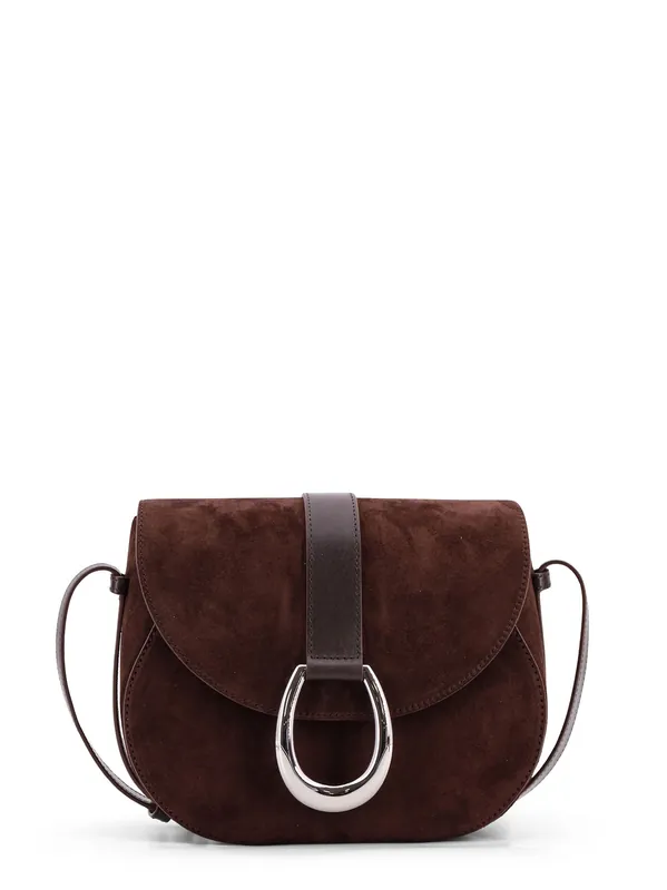 Bella Saddle Suede Crossbody Bag - Staud