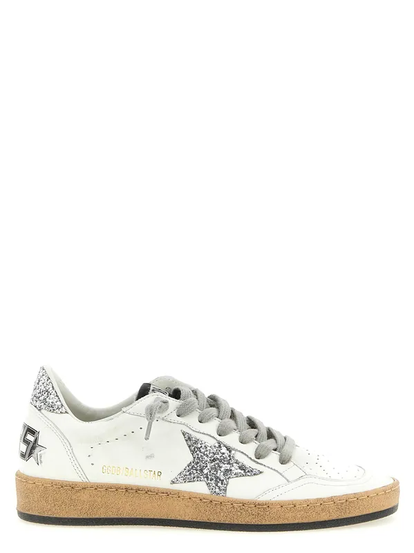 Ball Star Sneakers Silver - Golden Goose
