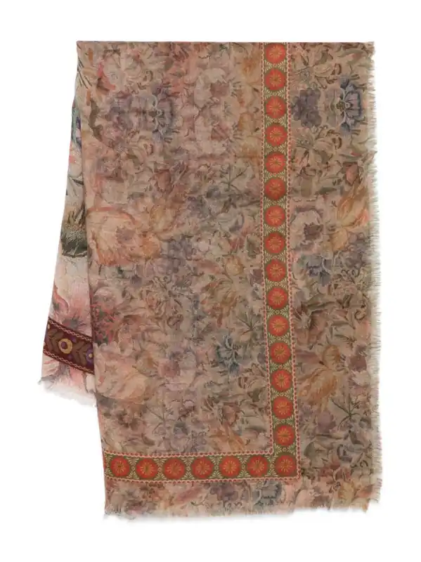 Printed Cashmere Scarf - Pierre Louis Mascia