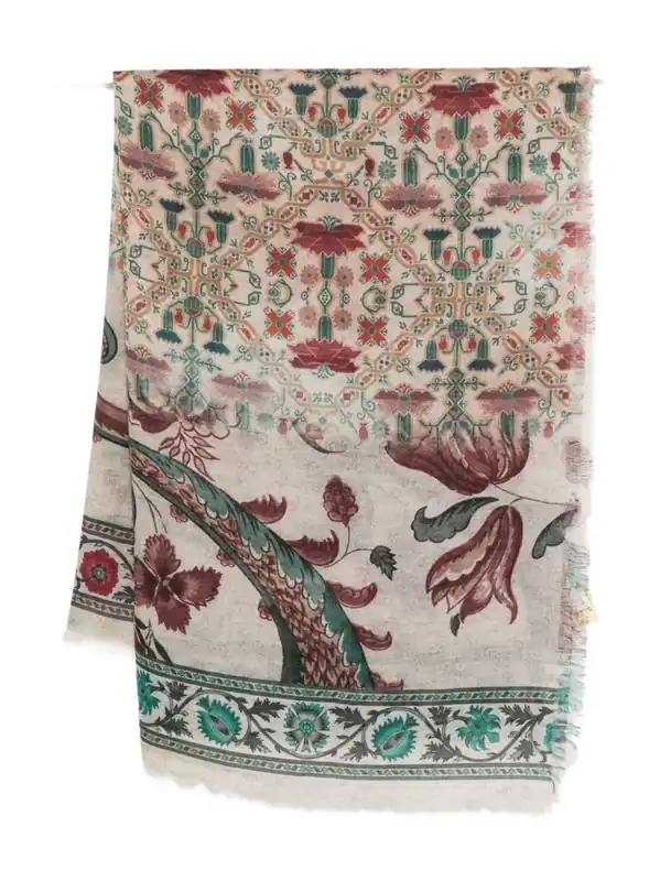 Printed Cashmere Scarf - Pierre Louis Mascia