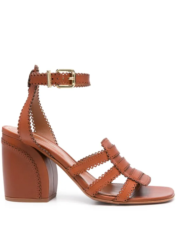 Goldie Leather Sandals - Zimmermann