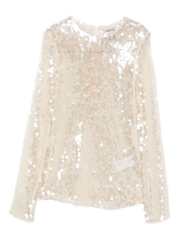 Sequined Top - Semicouture