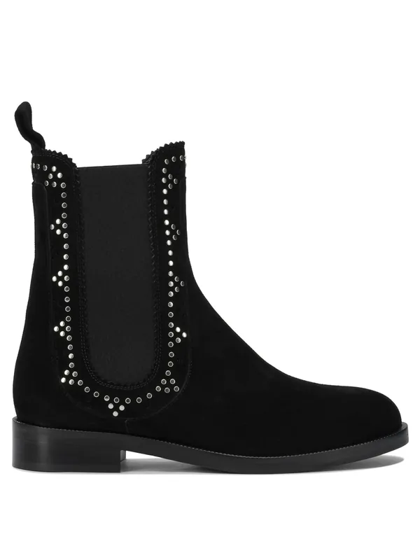 Skye 20 Mm Boots And Ankle Boots Black - Aquazzura