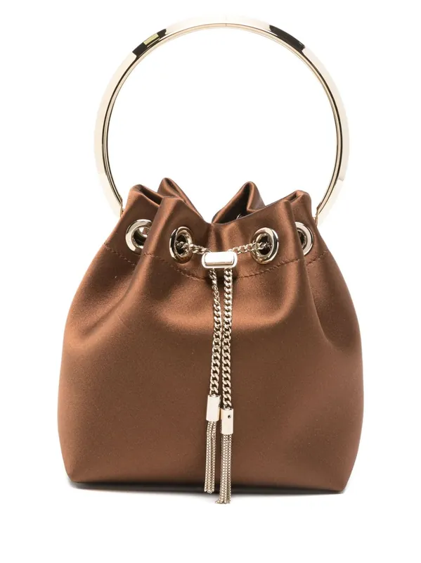 Bon Bon Leather Bucket Bag - Jimmy Choo