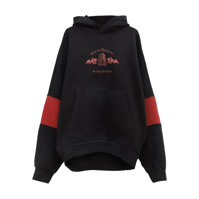 Sweatshirts Black, Red - Willy Chavarria
