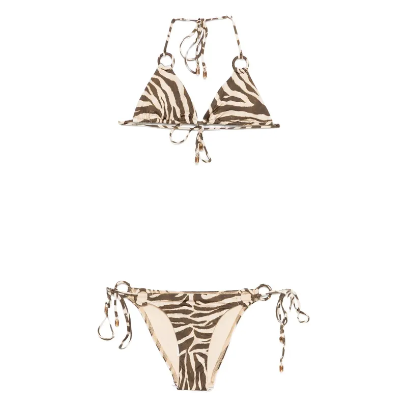 Beachwear Brown, White - Zimmermann