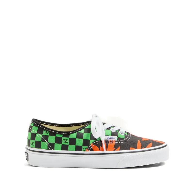 Authentic Original Sneakers Green/Orange - Vans X Valentino