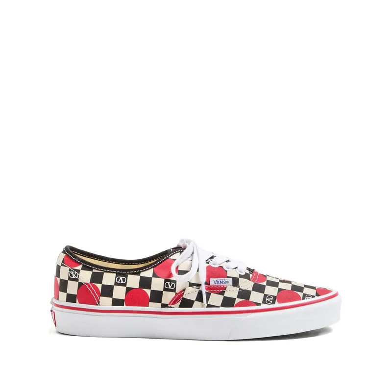 Authentic Original Sneakers Neutral, Black - Vans X Valentino