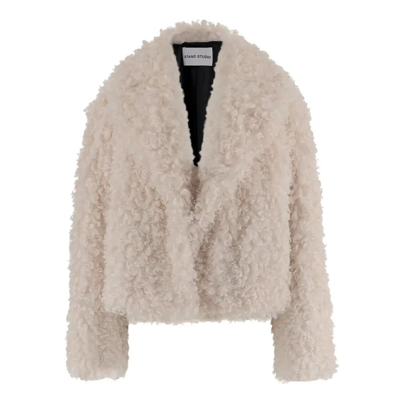 Leather Outerwears Neutral - Stand Studio