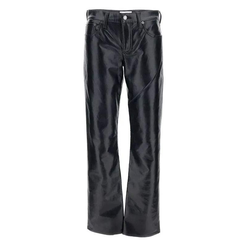 Leather Pants Black - Agolde