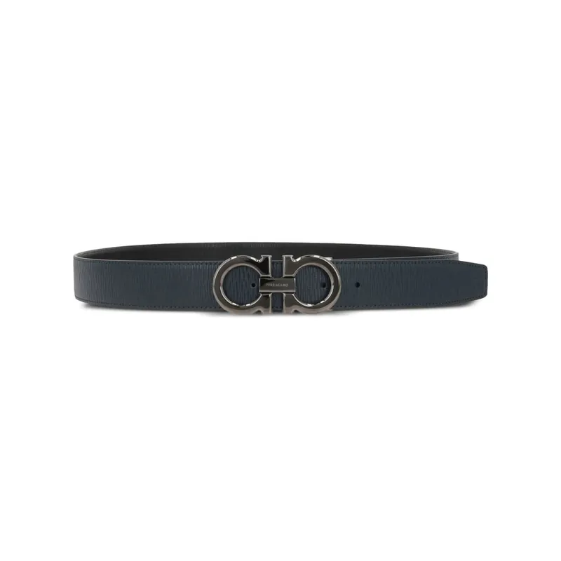 Gancini Belts Black, Blue - Ferragamo