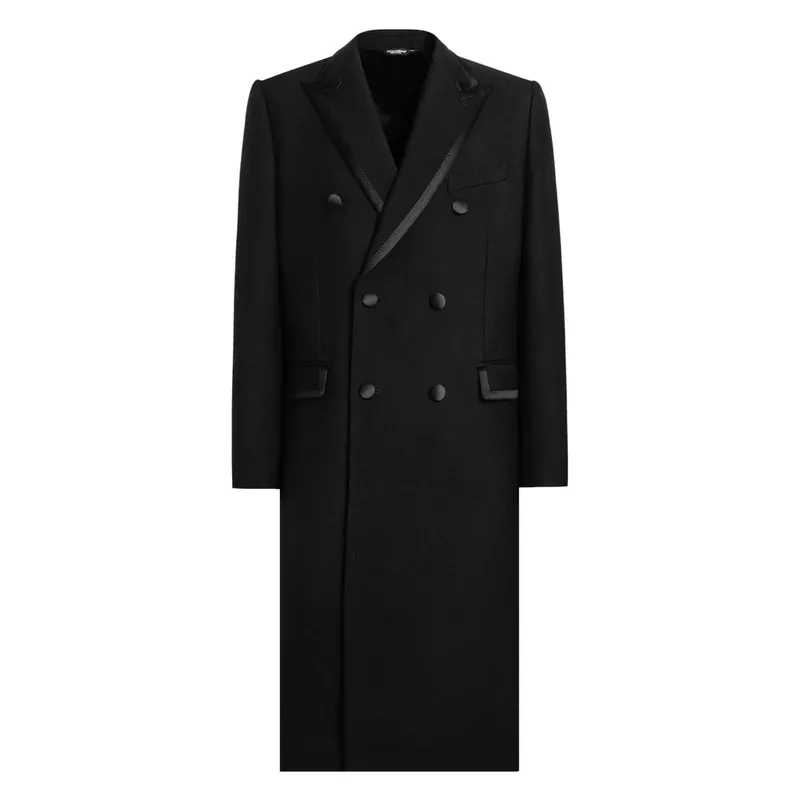 Coats Black - Dolce & Gabbana