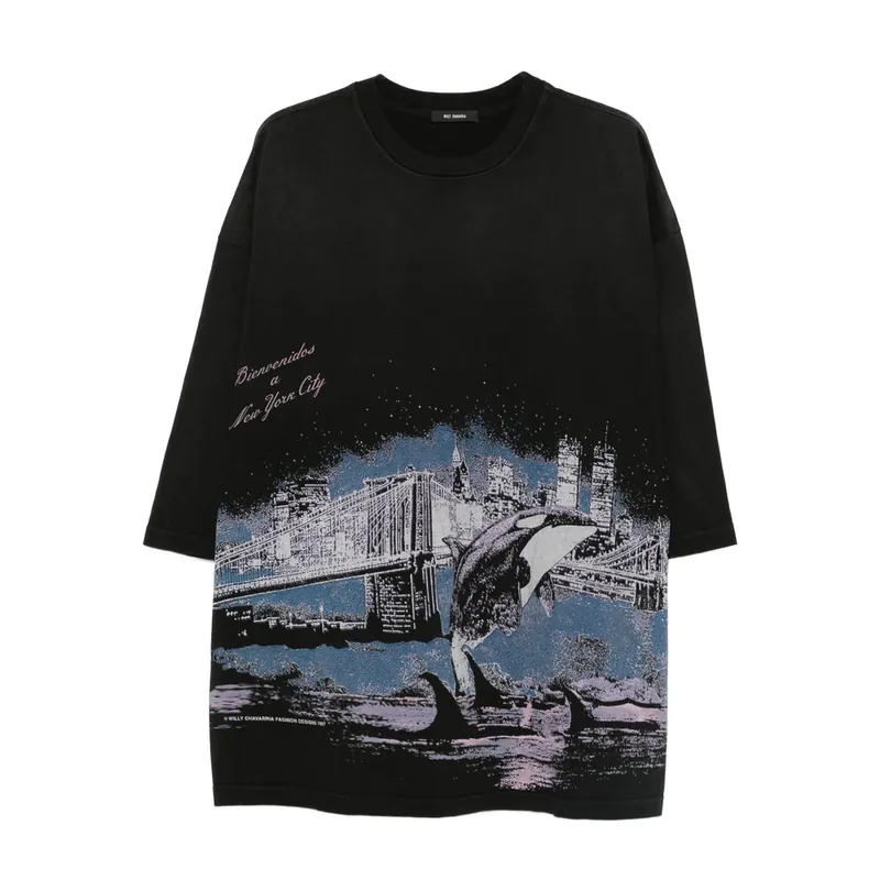 T Shirts Black - Willy Chavarria