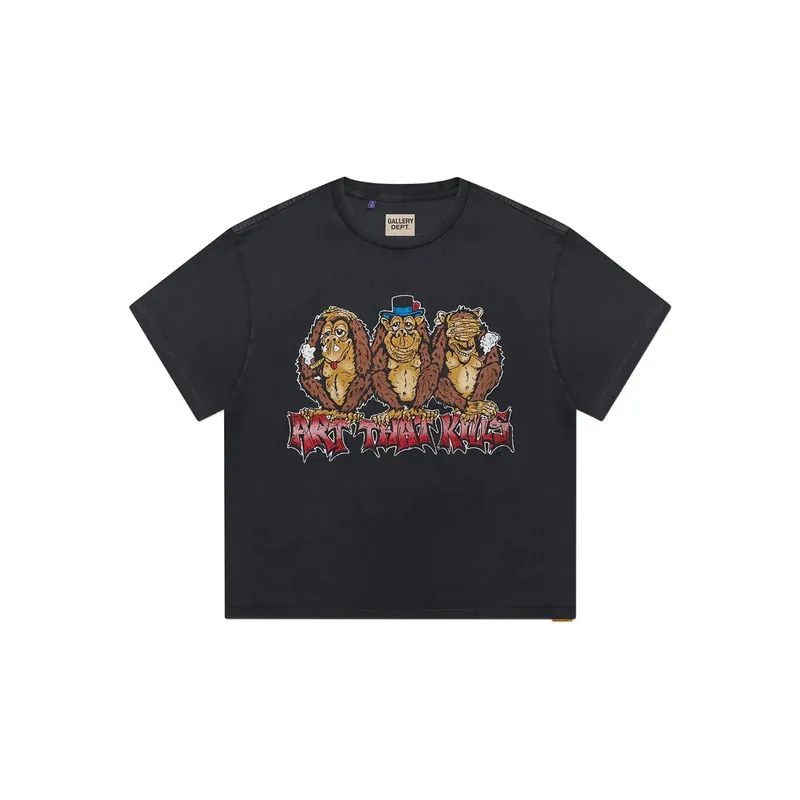T Shirts Black - Gallery Dept.