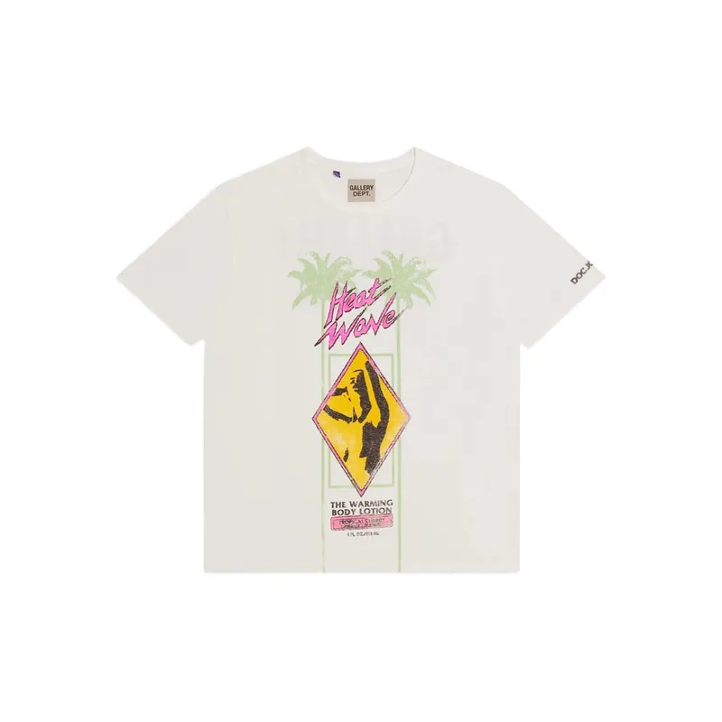 Heat Wave T Shirts White - Gallery Dept.
