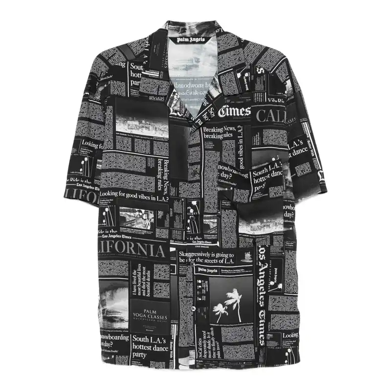 Shirts Black, White - Palm Angels