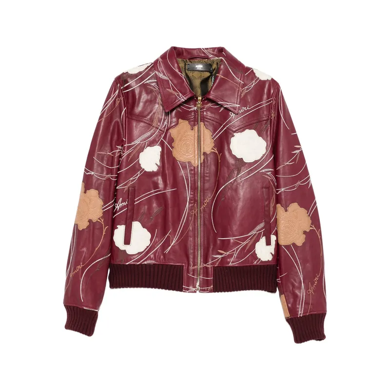 Leather Outerwears Red - Amiri