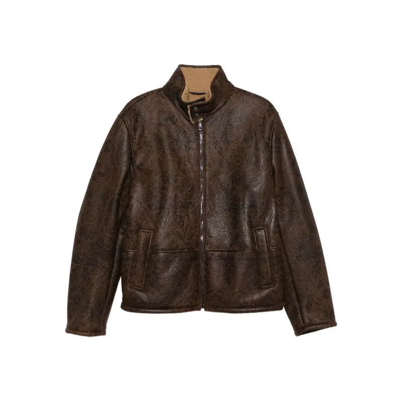 Leather Outerwears Brown - Etro