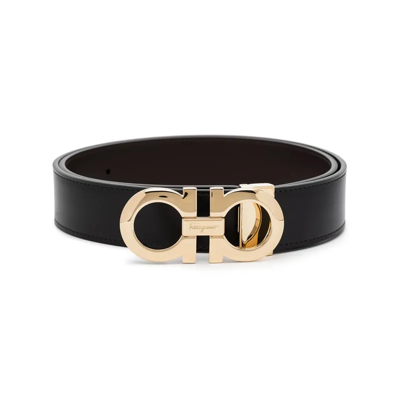 Gancini Belts Black - Ferragamo