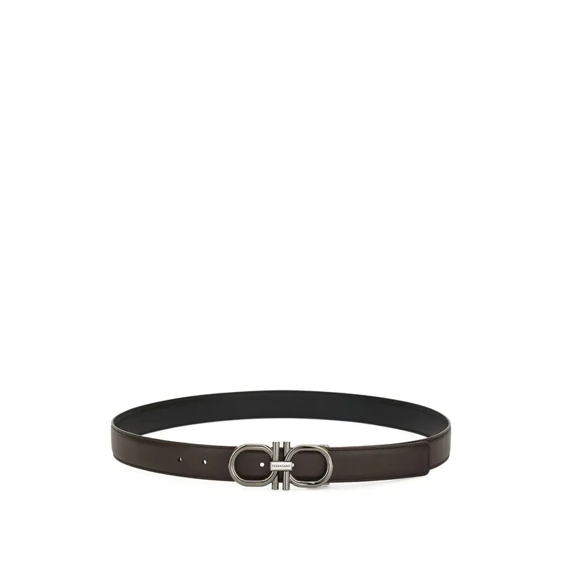 Gancini Belts Brown - Ferragamo