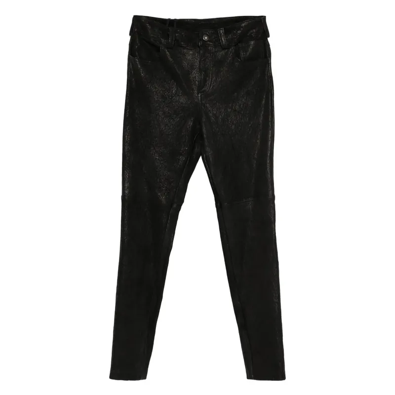 Leather Pants Black - Salvatore Santoro
