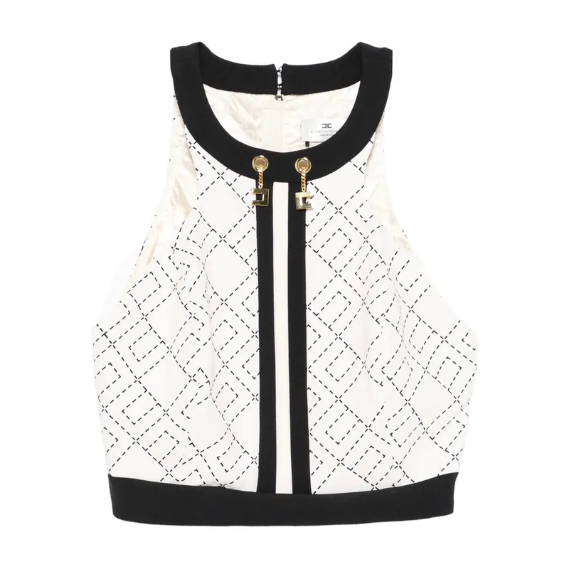 Tops Neutral, Black - Elisabetta Franchi