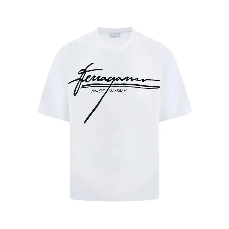 T Shirts White - Ferragamo