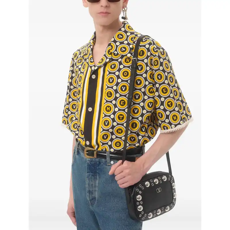 VLogo Bum Bags Black, Silver - Valentino Garavani