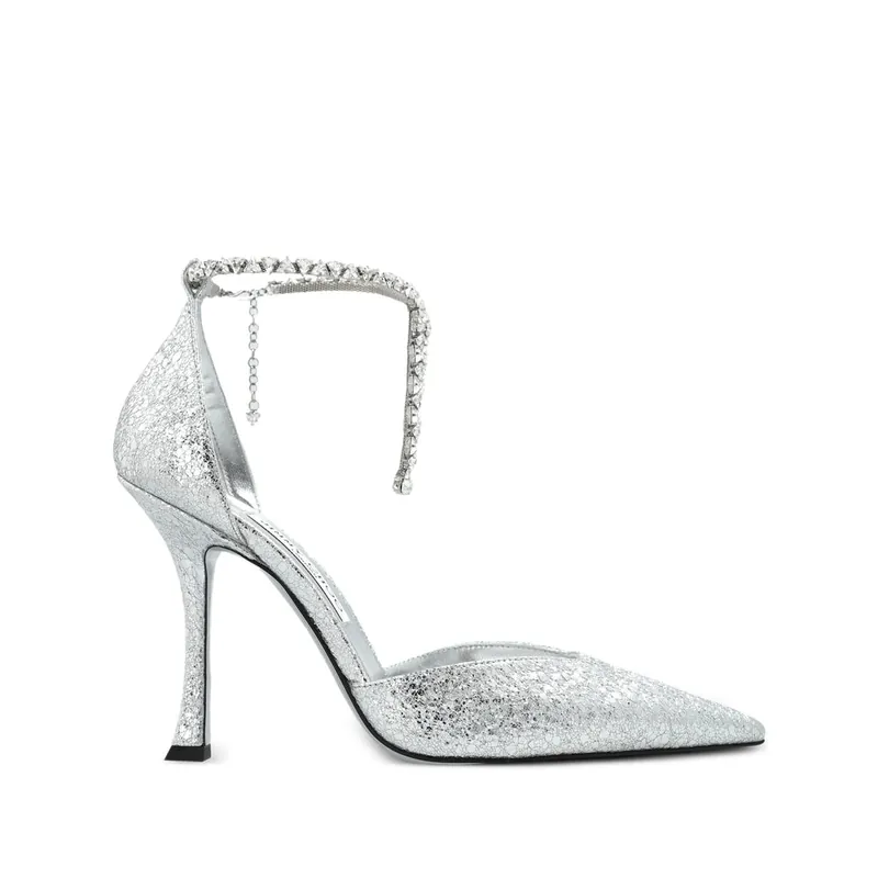 Stevie Shoes Silver - Jimmy Choo
