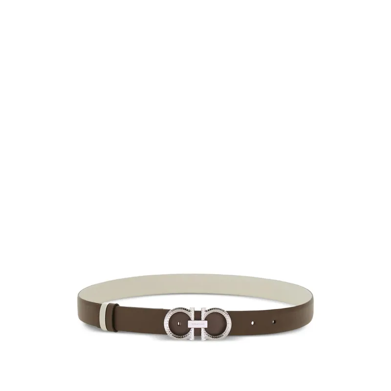 Gancini Belts Brown - Ferragamo