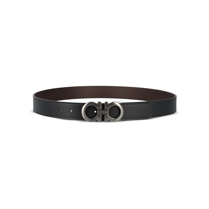 Gancini Belts Black - Ferragamo