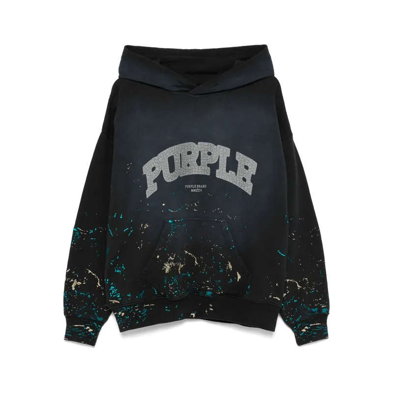 Sweatshirts Black - Purple Brand